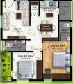 Bhuvanteza EVK Avasa 2 BHK Layout