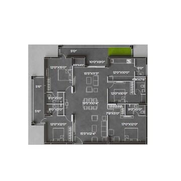  4 BHK Apartment at Bricks Cyberwoods, Osman Nagar – for Sale