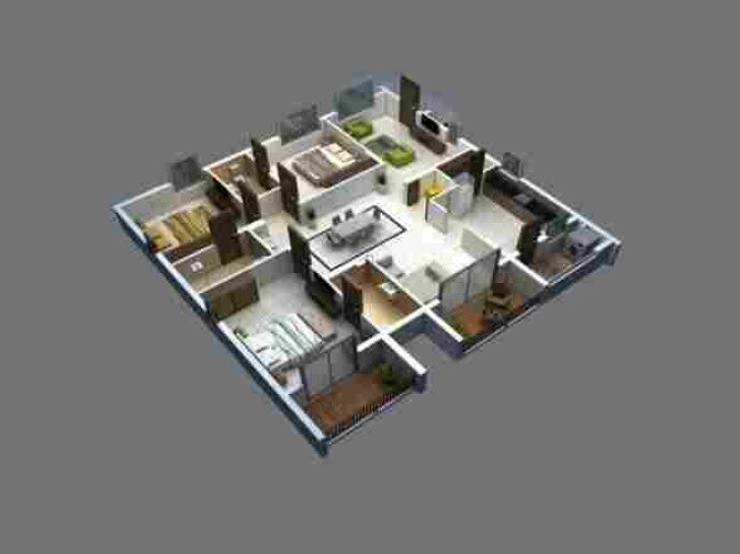 3 BHK 2175 Sq. Ft. Apartment