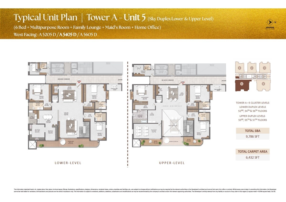 6 BHK 9786 Sq. Ft. Apartment