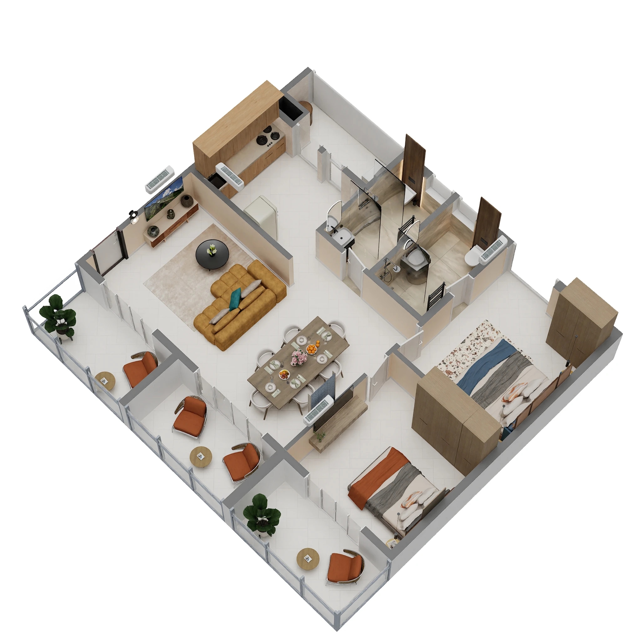 2 BHK 1460 Sq. Ft. Apartment