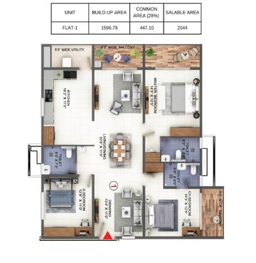  3 BHK Apartment at Candeur Lakescape, Kondapur – for Sale