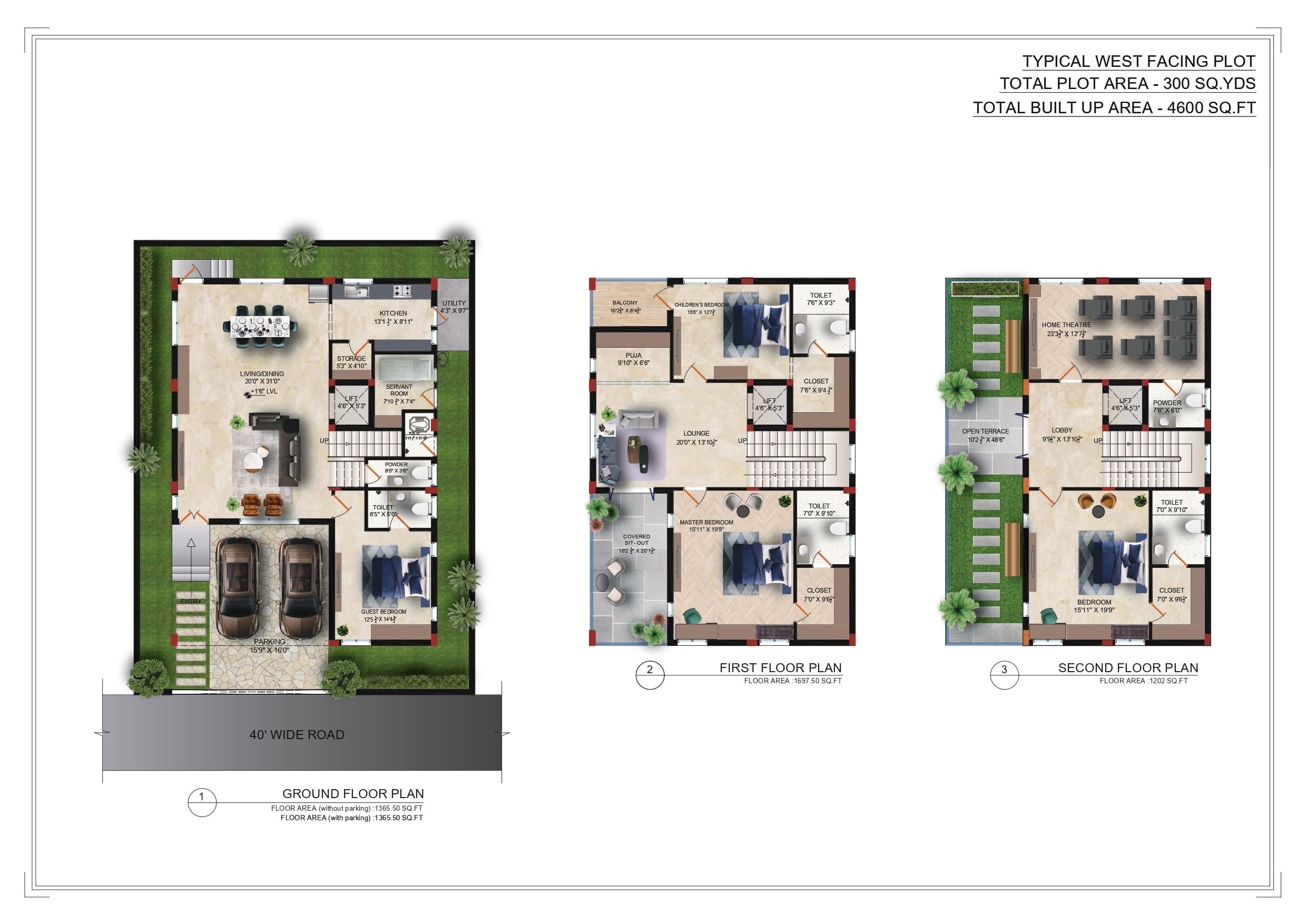 4 BHK 4600 Sq. Ft. Villa