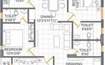 CPR Southend 3 BHK Layout
