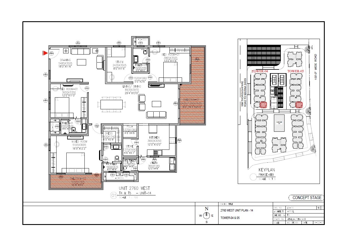  3 BHK Apartment at Cybercity Stone Ridge, Moosapet – for Sale