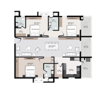  3 BHK Apartment at Dev Signature One, Gaganpahad – for Sale