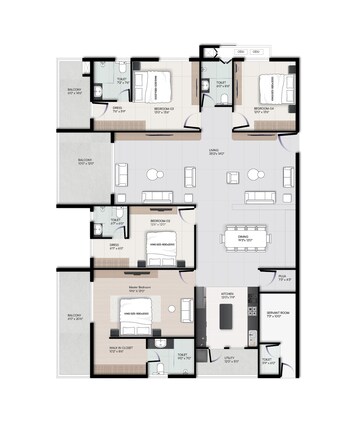  4 BHK Apartment at Dev Signature One, Gaganpahad – for Sale