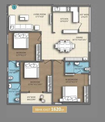  3 BHK Apartment at Devi Homes Samruddhi, Peeranchuruvu – for Sale