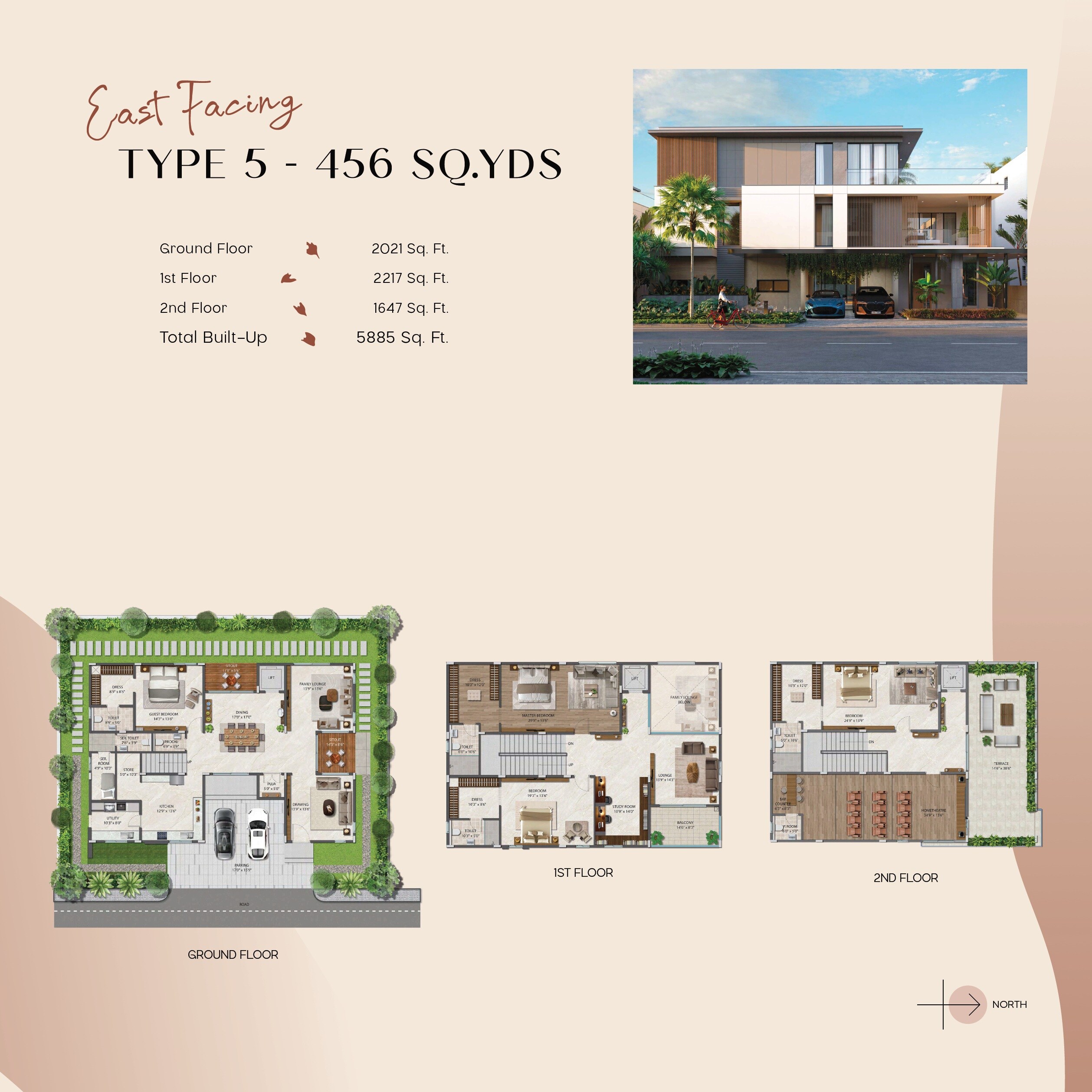 4 BHK 5885 Sq. Ft. Villa