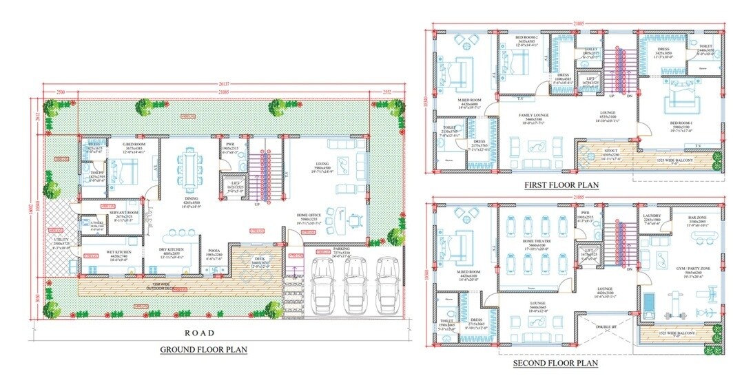 5 BHK 7050 Sq. Ft. Apartment