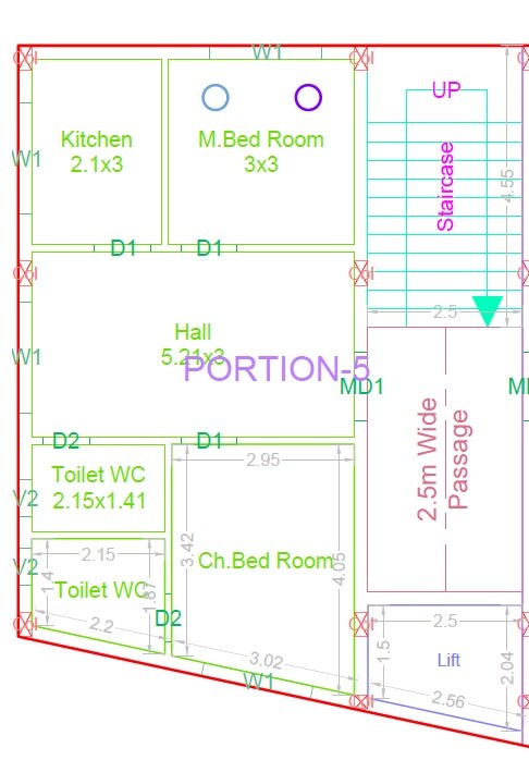 2 BHK 1130 Sq. Ft. Apartment