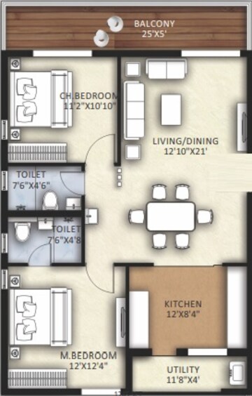  2 BHK Apartment at Canny Forest Edge, Bachupally – for Sale