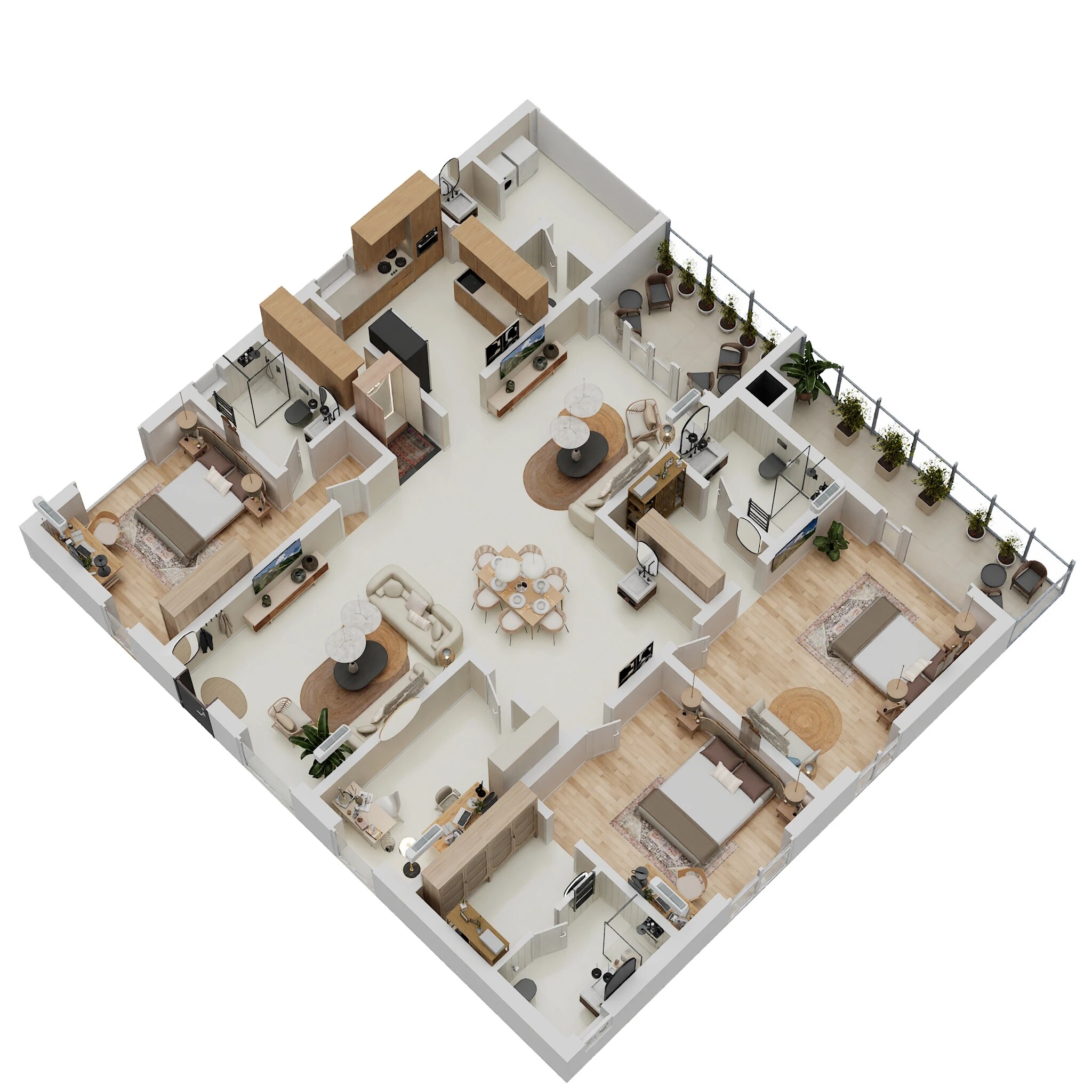 3 BHK 2850 Sq. Ft. Apartment