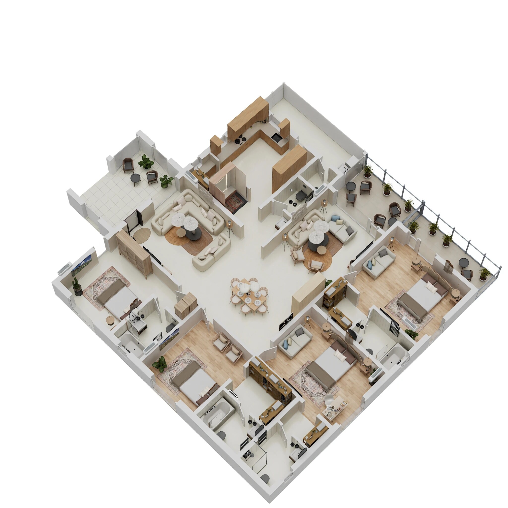 4 BHK 3303 Sq. Ft. Apartment