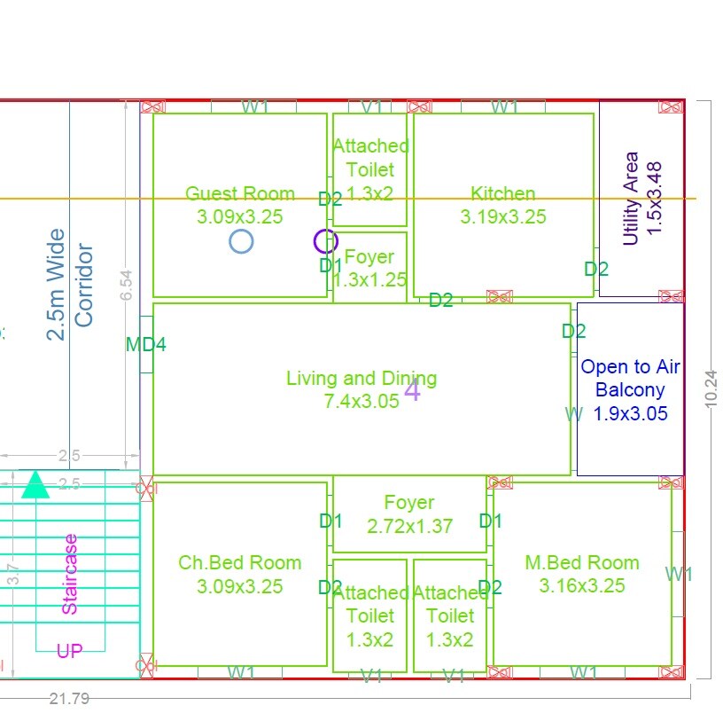 2 BHK 1514 Sq. Ft. Apartment