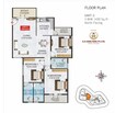 Gk Tower 3 BHK Layout