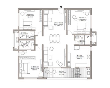  3 BHK Apartment at Godrej Madison Avenue, Kokapet – for Sale