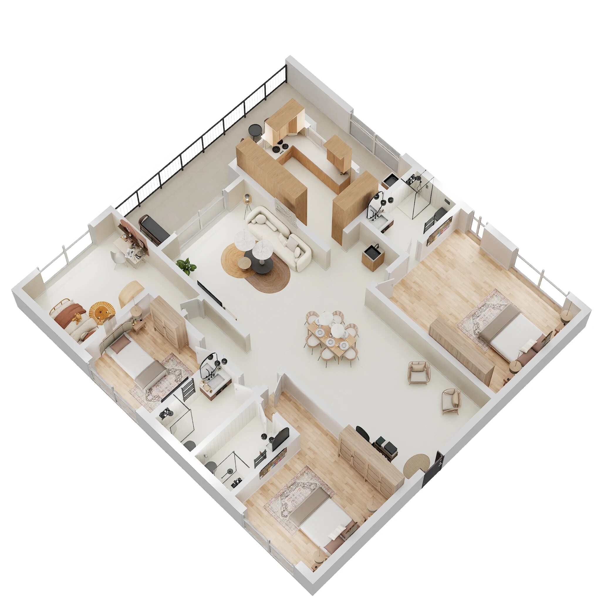 4 BHK 2800 Sq. Ft. Apartment