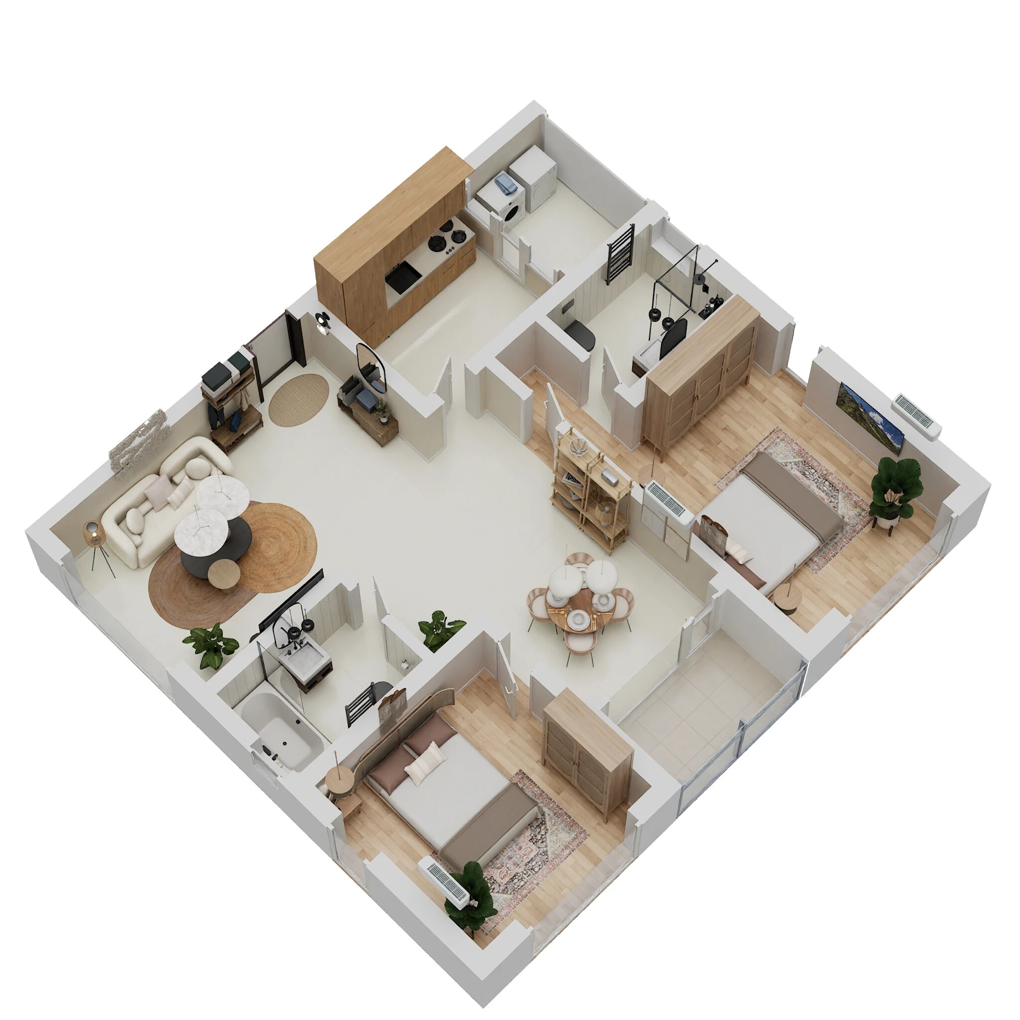 3 BHK 1680 Sq. Ft. Apartment