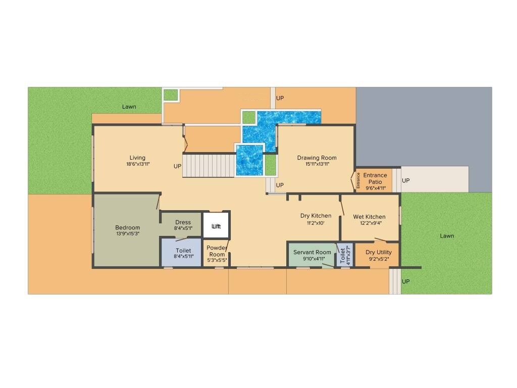 4 BHK 5896 Sq. Ft. Villa