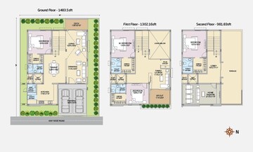  4 BHK Villa at Hallmark County, Osman Nagar – for Sale