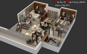  3 BHK Apartment at Hirize Rich Park, Kokapet – for Rent