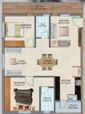2 BHK 1215 Sq. Ft. Apartment