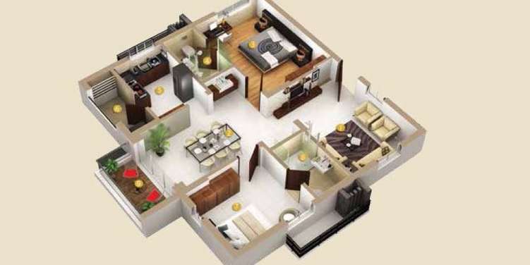 honer homes apartment 2 bhk 1290sqft 20235820175818