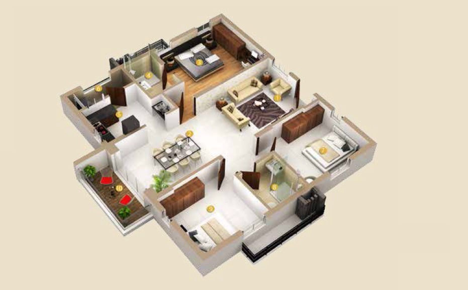 Honer Homes Floor Plans - Gopanpally, Hyderabad