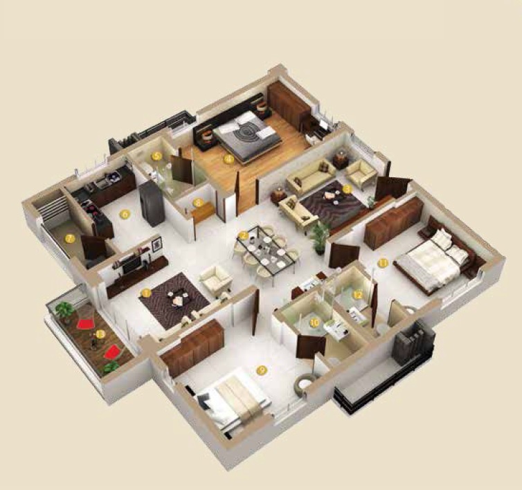 Honer Homes in Gopanpally, Hyderabad @ 83.80 Lac - Floor Plans ...