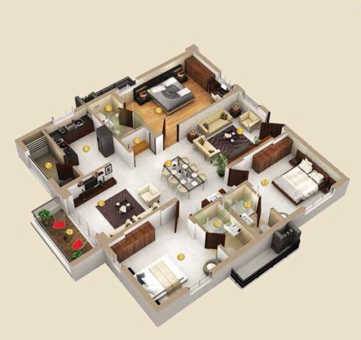 Other, honer-vivantis 3 Bedroom 1725 Sq.Ft. Apartment In Gopanpally Hyderabad 8979056