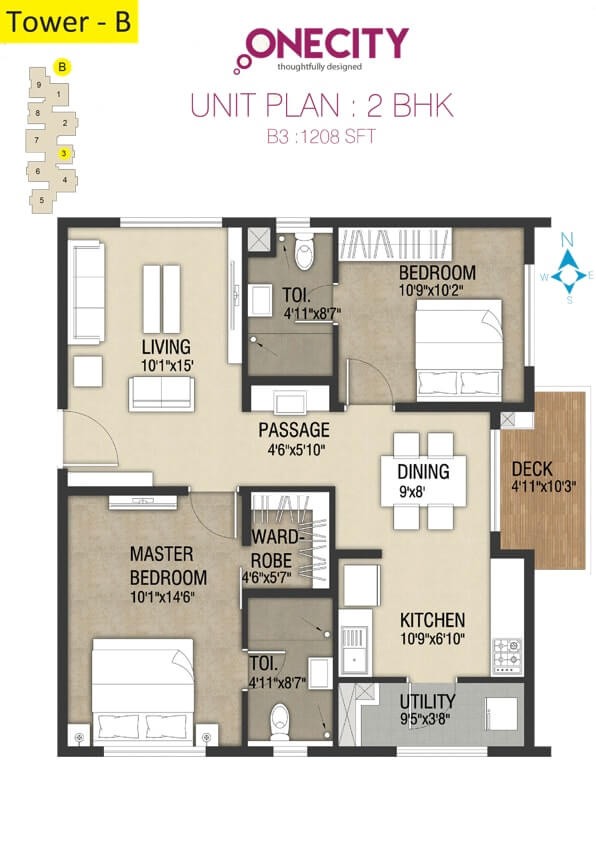 incor one city apartment 2bhk 1208sqft 1
