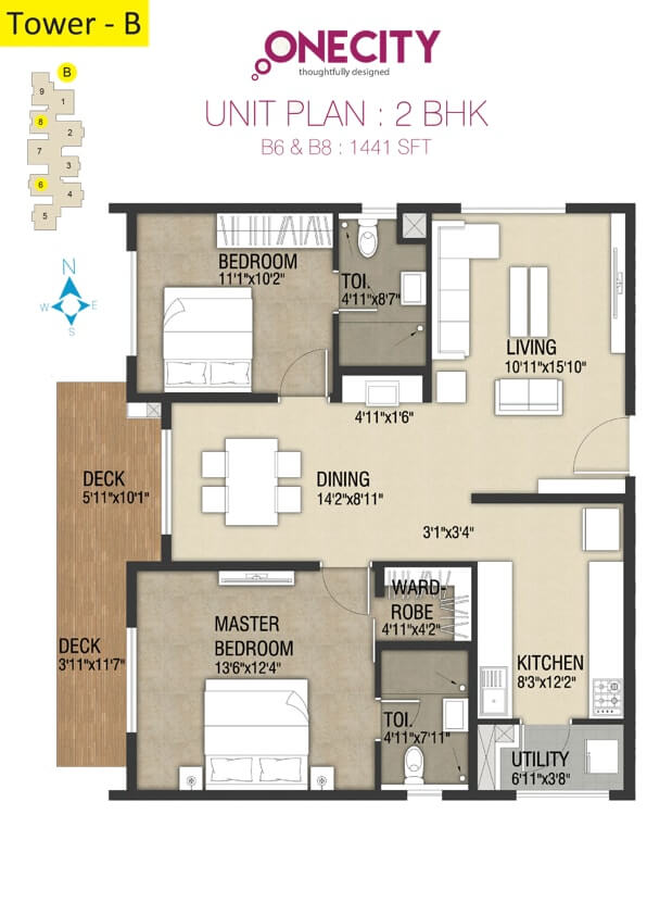 incor one city apartment 2bhk 1441sqft 1