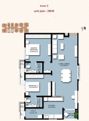  3 BHK Apartment at INDIS Viva City, Kondapur – for Sale