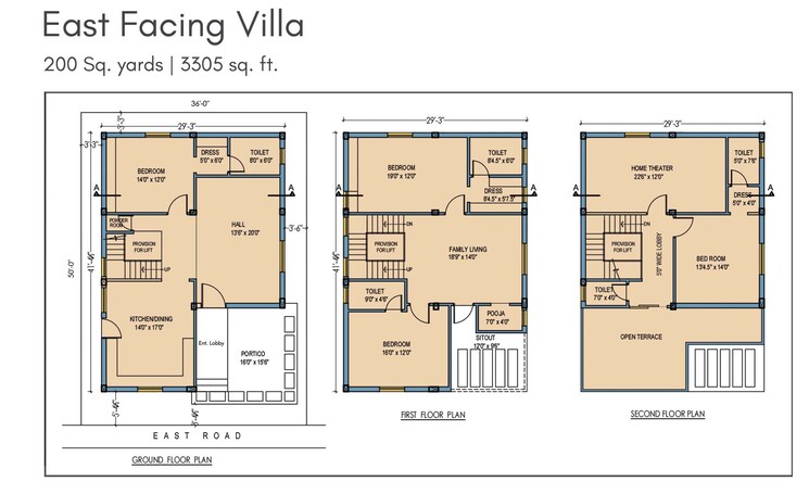 Other, infocity-county 4 Bedroom 3305 Sq.Ft. Villa In Kardanur Hyderabad 9050639