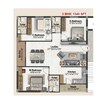 Inspire Blooms 3 BHK Layout