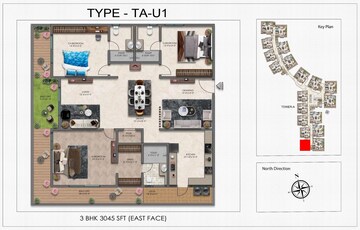  3 BHK Apartment at IRA Moon Glade, Narsingi – for Sale
