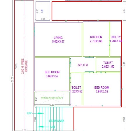 2 BHK 1254 Sq. Ft. Apartment