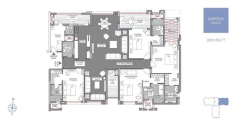  4 BHK Apartment at Koncept Ambience The Botanika Empress, Gachibowli – for Sale