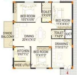 kranti cresent signature apartment 3 bhk 1700sqft 20205303115347