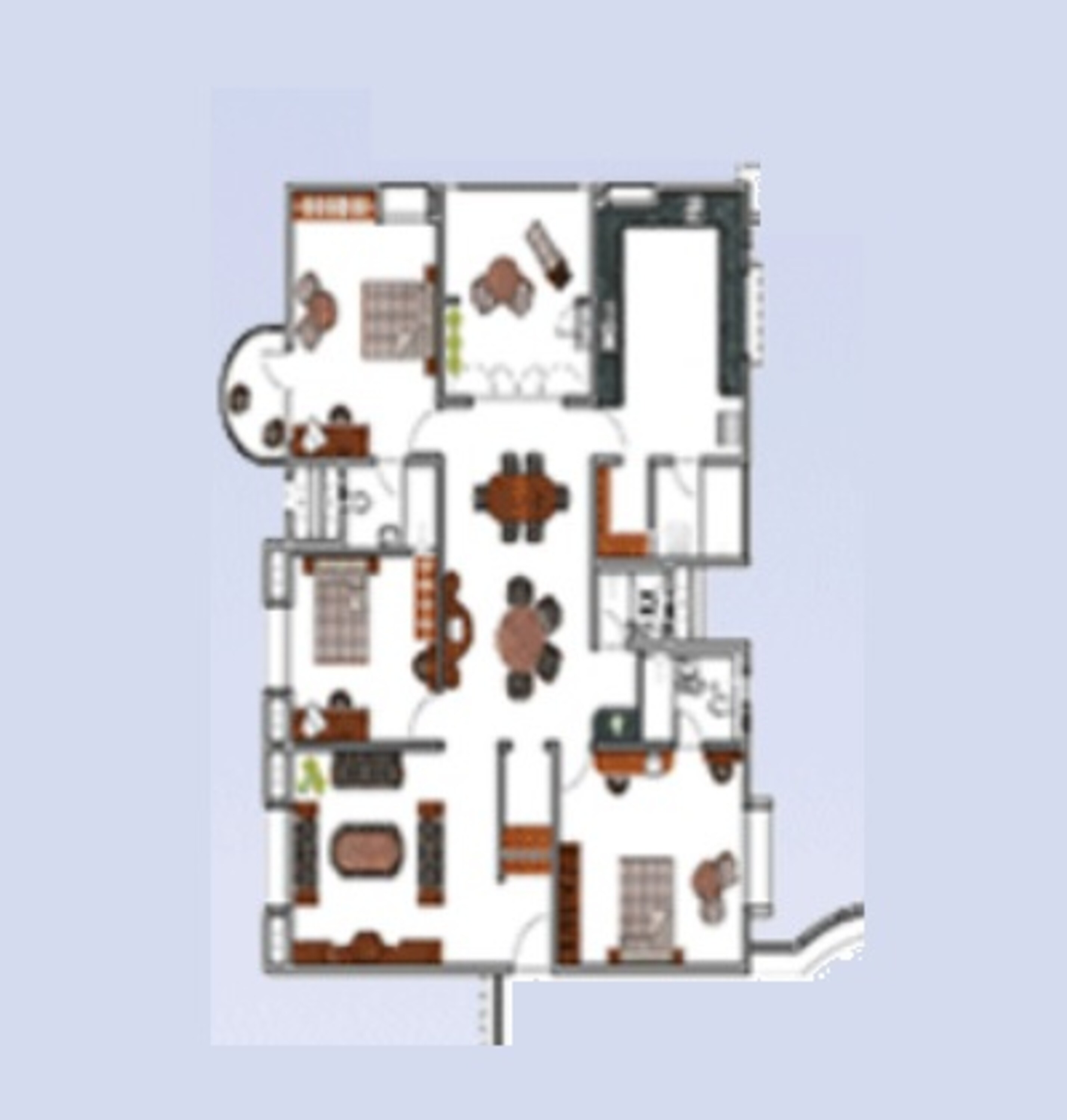 l and t serene county apartment 3 bhk 1853sqft 20234120124130