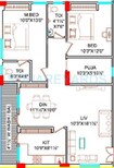 Lahari Greens 2 BHK Layout