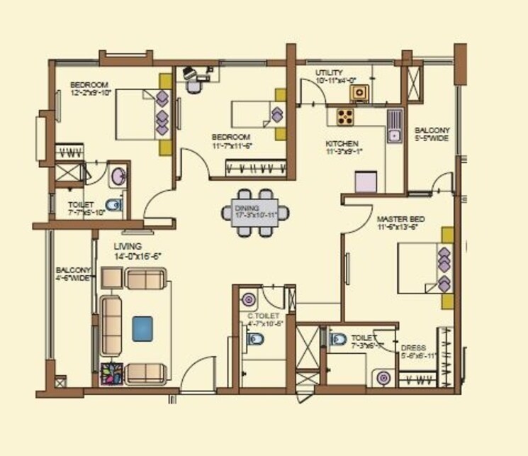 Other, lanco-hills-apartments 3 Bedroom 2765 Sq.Ft. Apartment In Manikonda Hyderabad 9230347