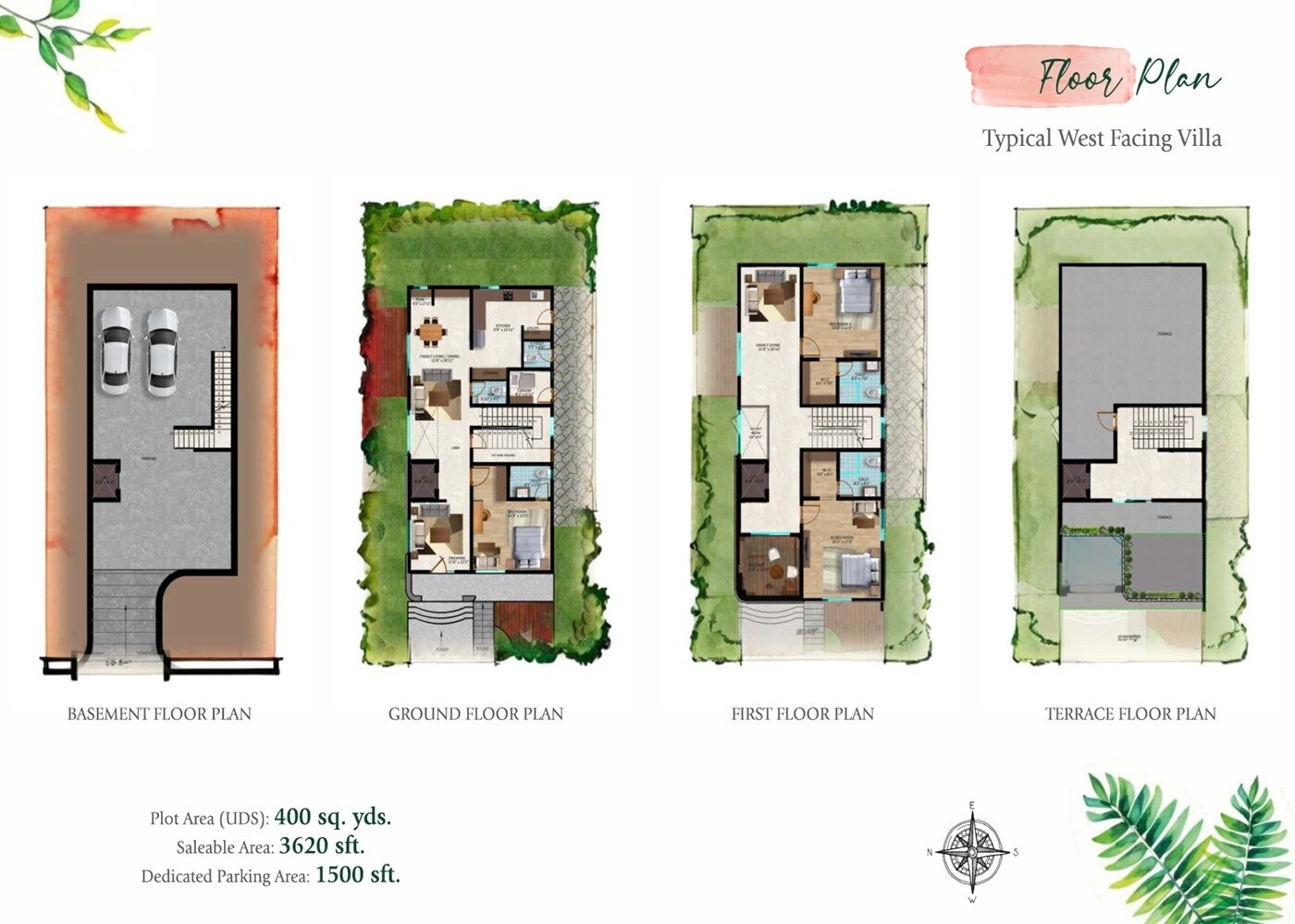 3 BHK 3620 Sq. Ft. Villa