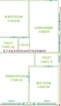 2 BHK 1140 Sq. Ft. Apartment