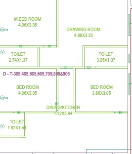 3 BHK 2045 Sq. Ft. Apartment