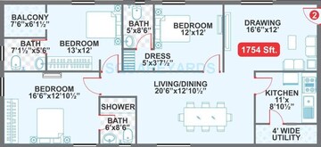  3 BHK Apartment at Legend Cyrus, Begumpet – for Sale
