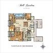 Lodha Bell Gardens 3 BHK Layout
