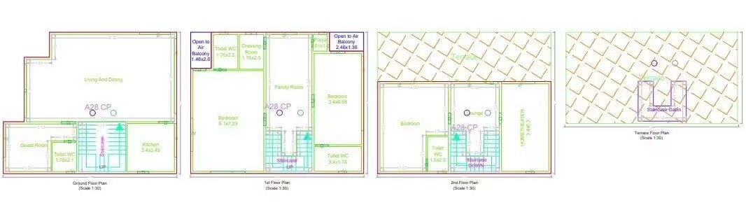 3 BHK 3215 Sq. Ft. Villa