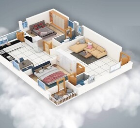 2 BHK 1202 Sq. Ft. Apartment in Maram Nest